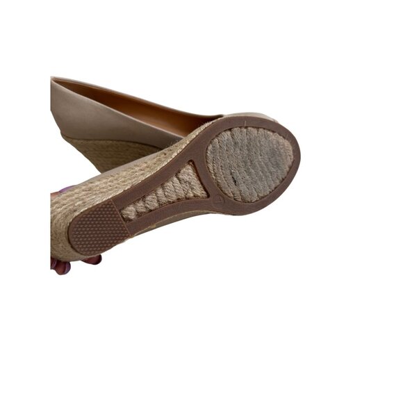 J CREW Womens Beige Espadrille Wedges Size 7 - Picture 5 of 6